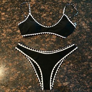 SHEIN black triangle bikini